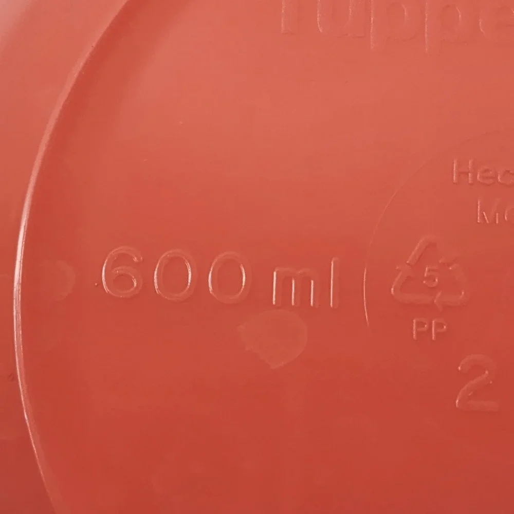 2 Tupperware Thatsa Bowls Extra Mini 2 1/2 Cups New 6809B-3 Coral Pink New